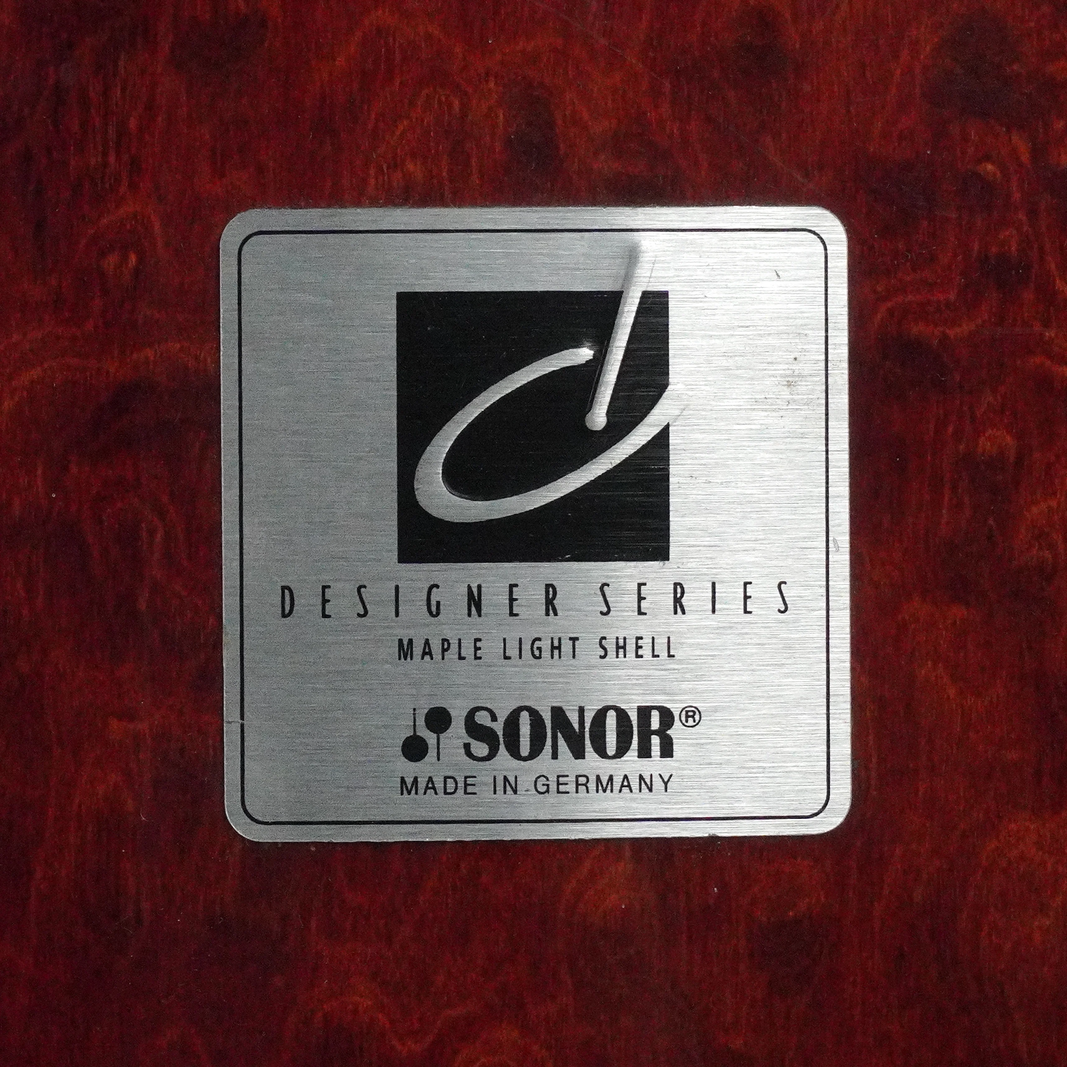 Sonor 4-Piece Designer Maple Light Shells in Red - Image 6