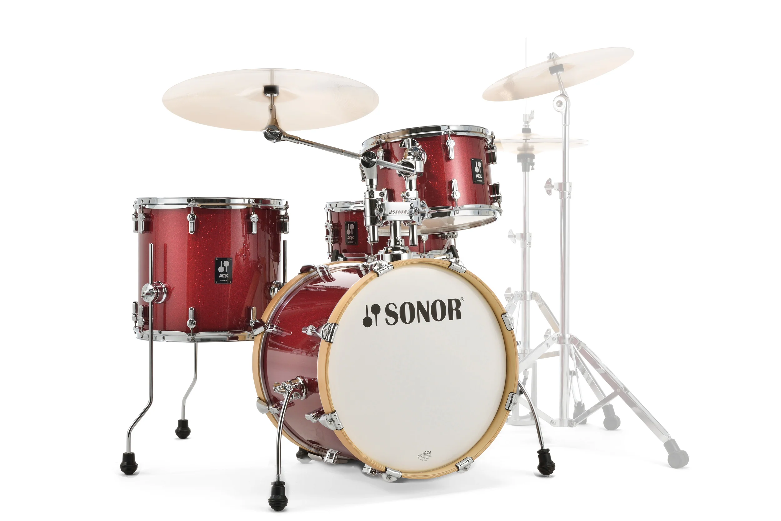 Sonor AQX 18'' Jazz Shell Pack, Red Moon Sparkle - Image 3