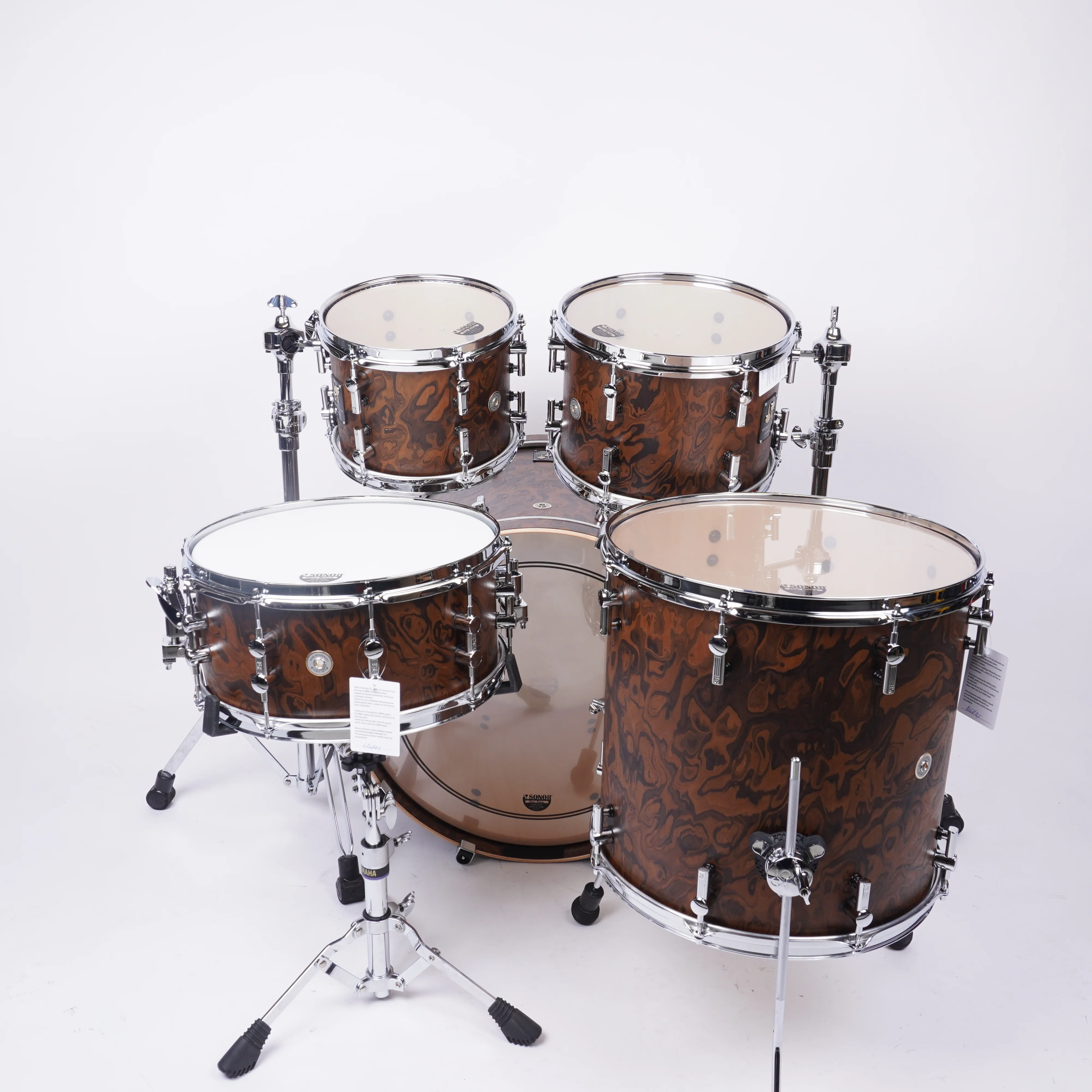 Sonor - Momentum Series Birch Set In California Burl 22/10/12/16/14SD - Image 6