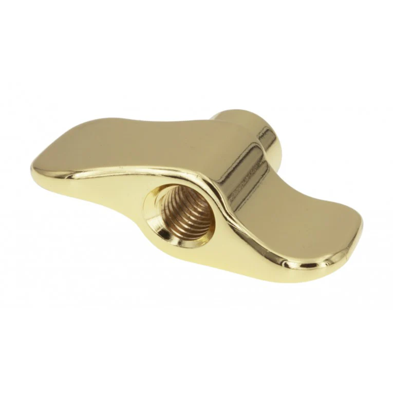 Sparedrum WN8-4BR - Cymbal Wing Nut M8 (x2) - Brass - Image 2