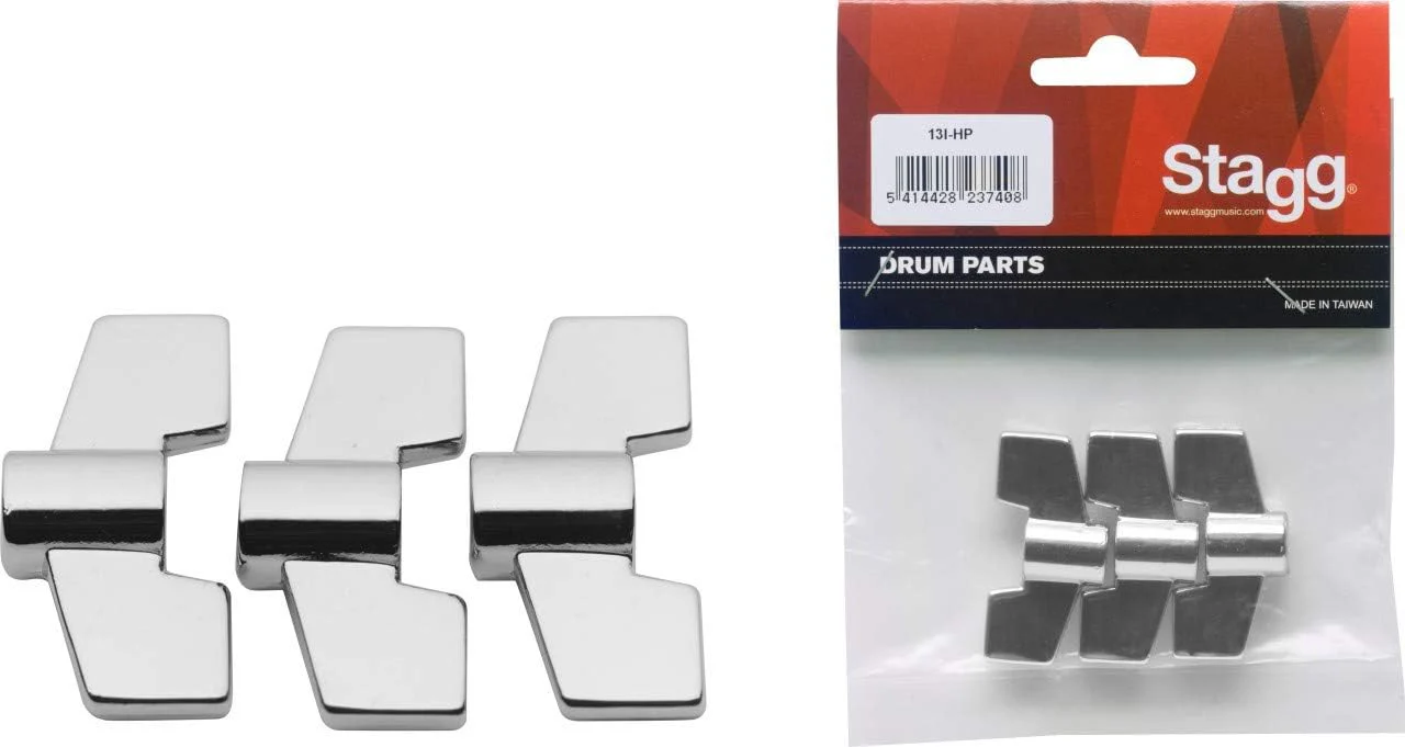 Stagg Cymbal Wing Nut M8 (x3) - 13I-HP
