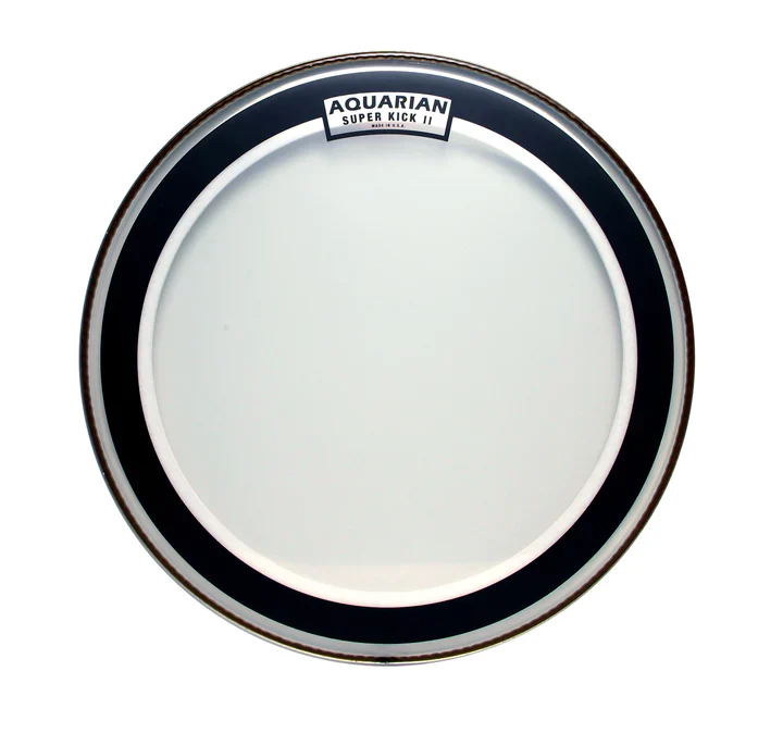 Aquarian Super Kick II Clear Bass Drum Head - SKII