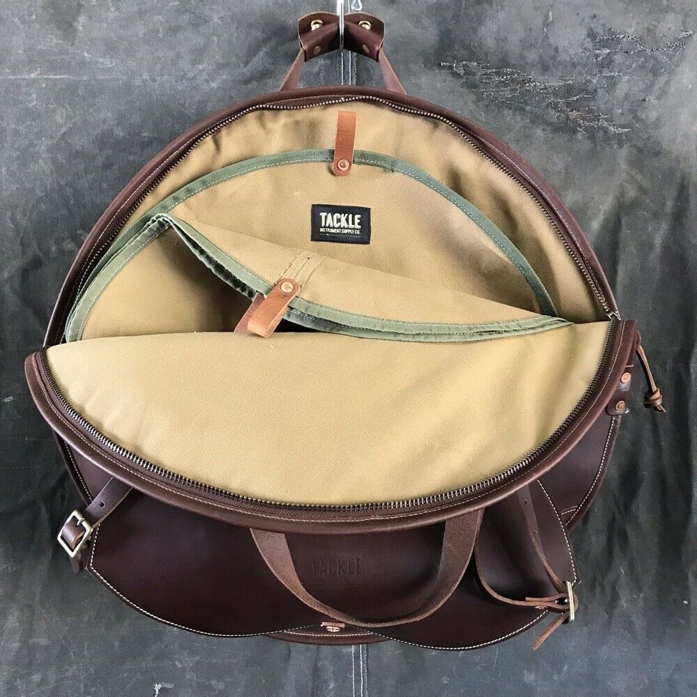 Tackle 22" Leather Cymbal Bag Backpack - BPCB-L22 - Image 3