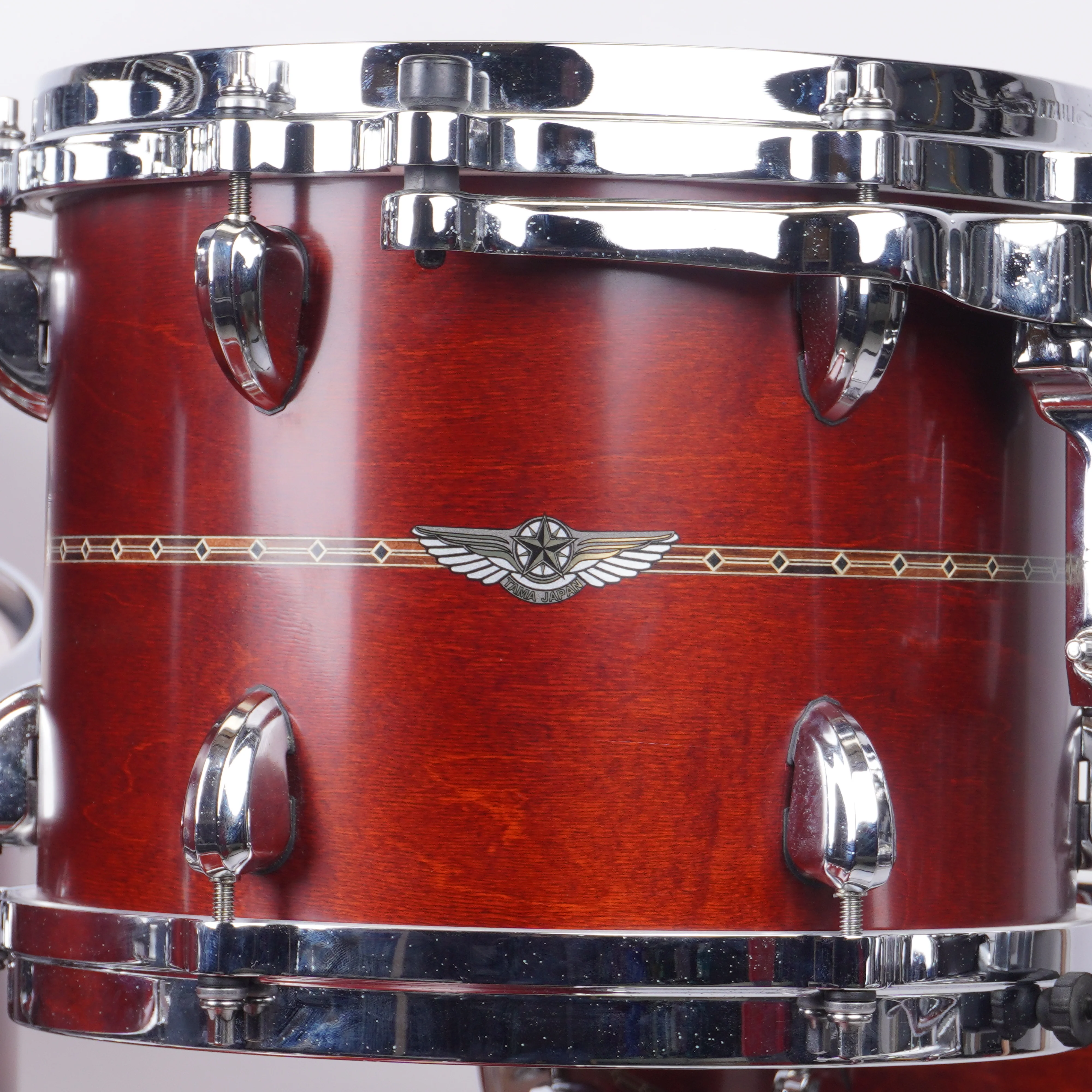 TAMA STAR SERIES MAPLE 6-PIECE DRUM KIT IN SATIN MAHOGHANY BURGUNDY - Image 6