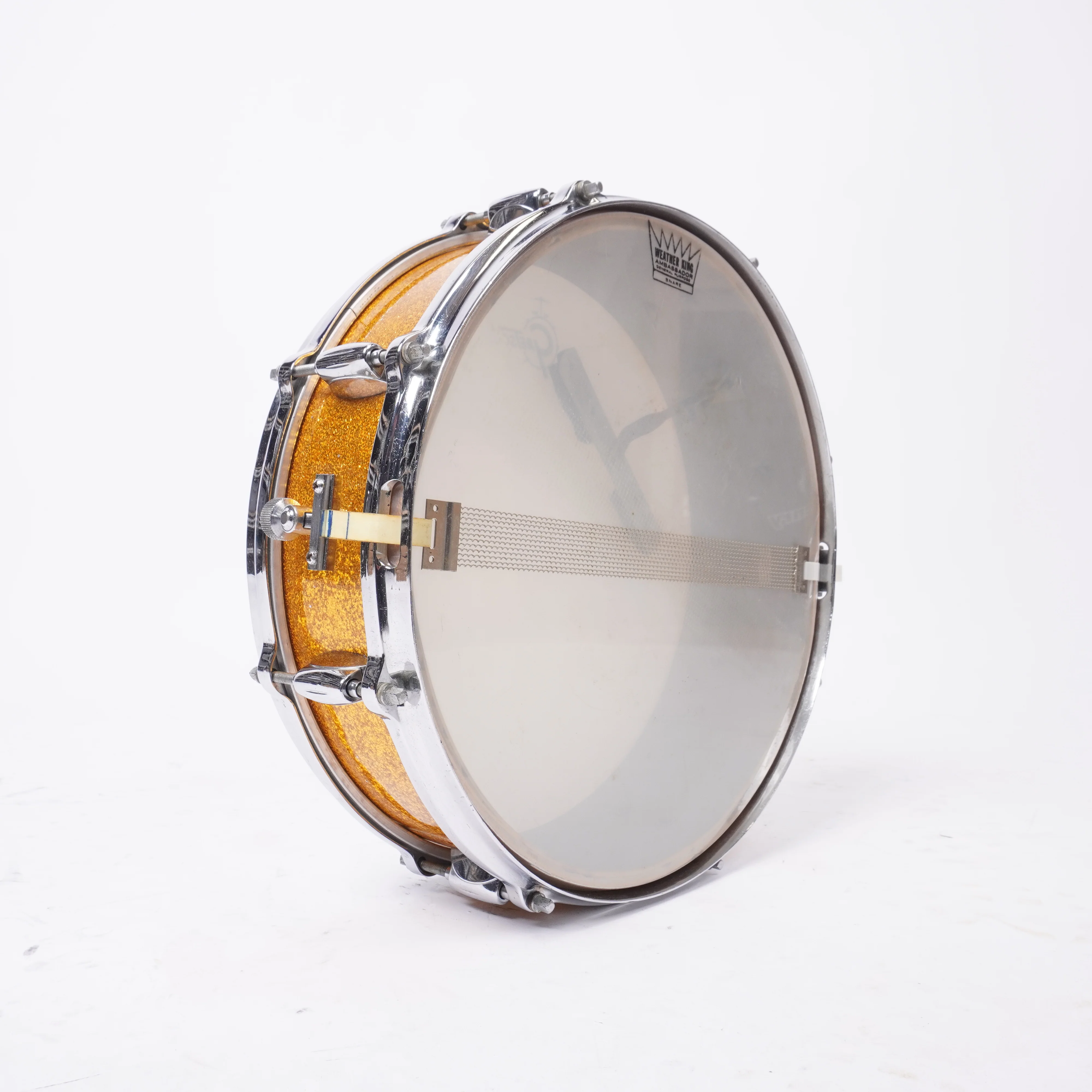 VINTAGE GRETSCH ROUND BADGE 14"x 4" MAPLE GS - Image 10