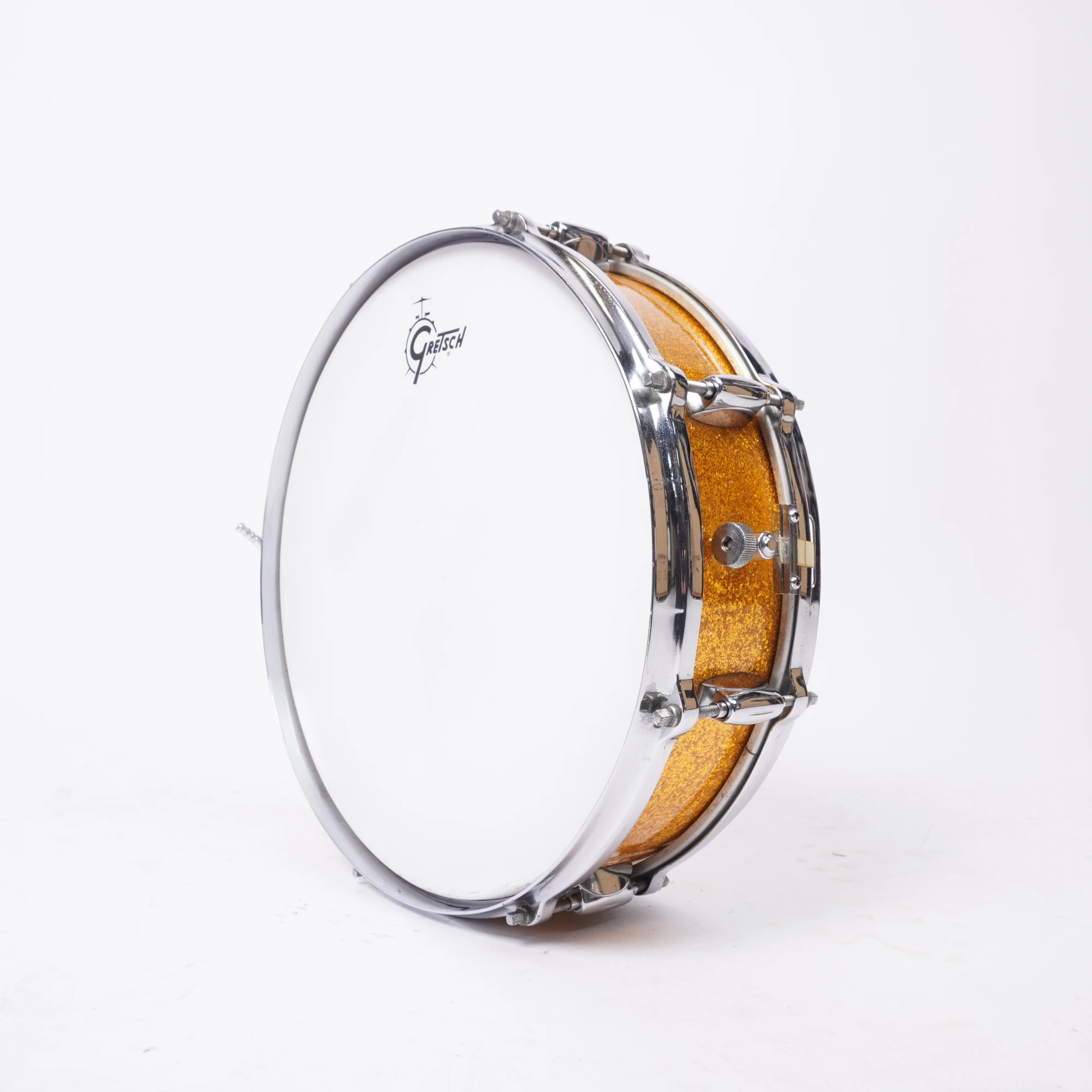 VINTAGE GRETSCH ROUND BADGE 14"x 4" MAPLE GS - Image 9