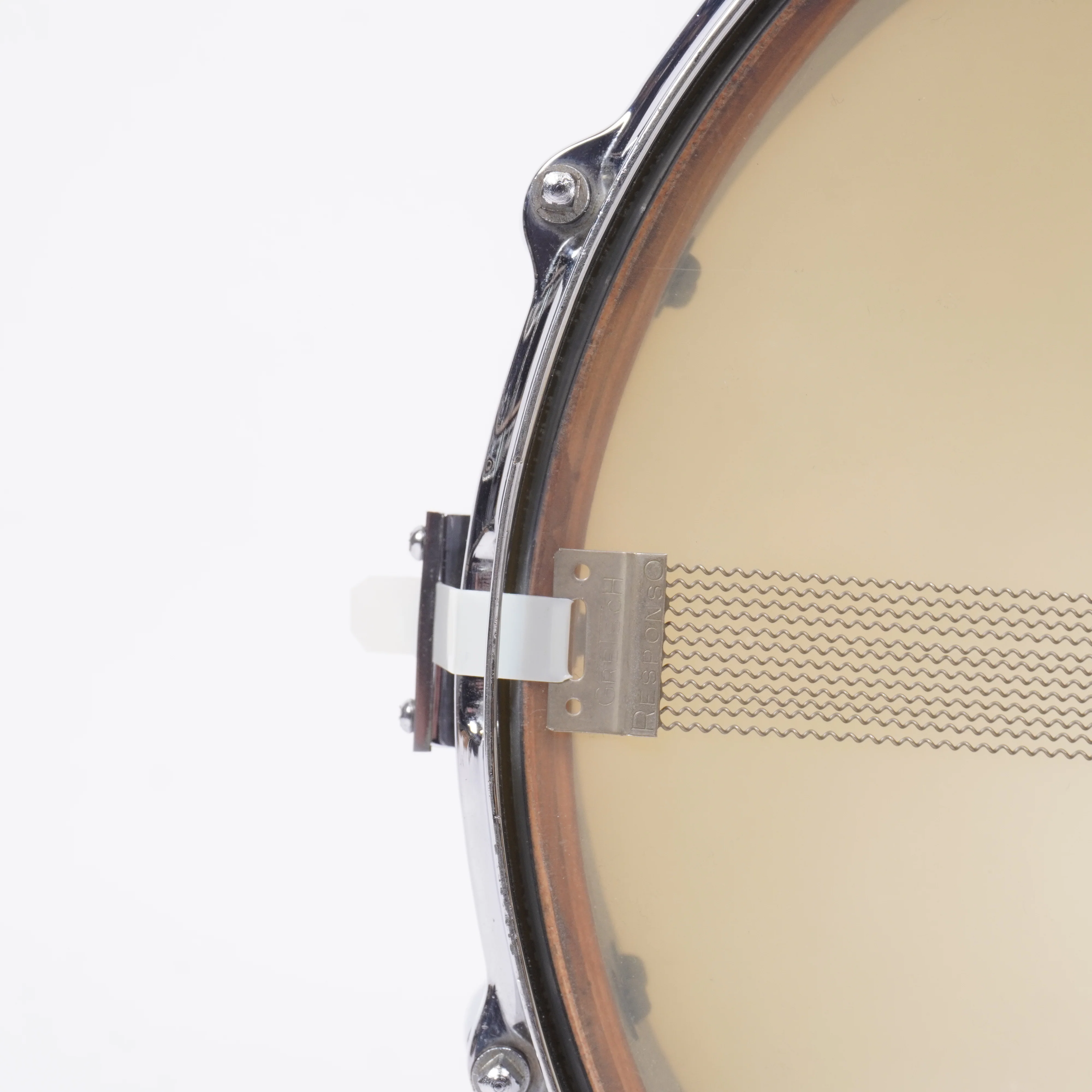 VINTAGE GRETSCH ROUND BADGE 14"x 4" MAPLE JBN - Image 11