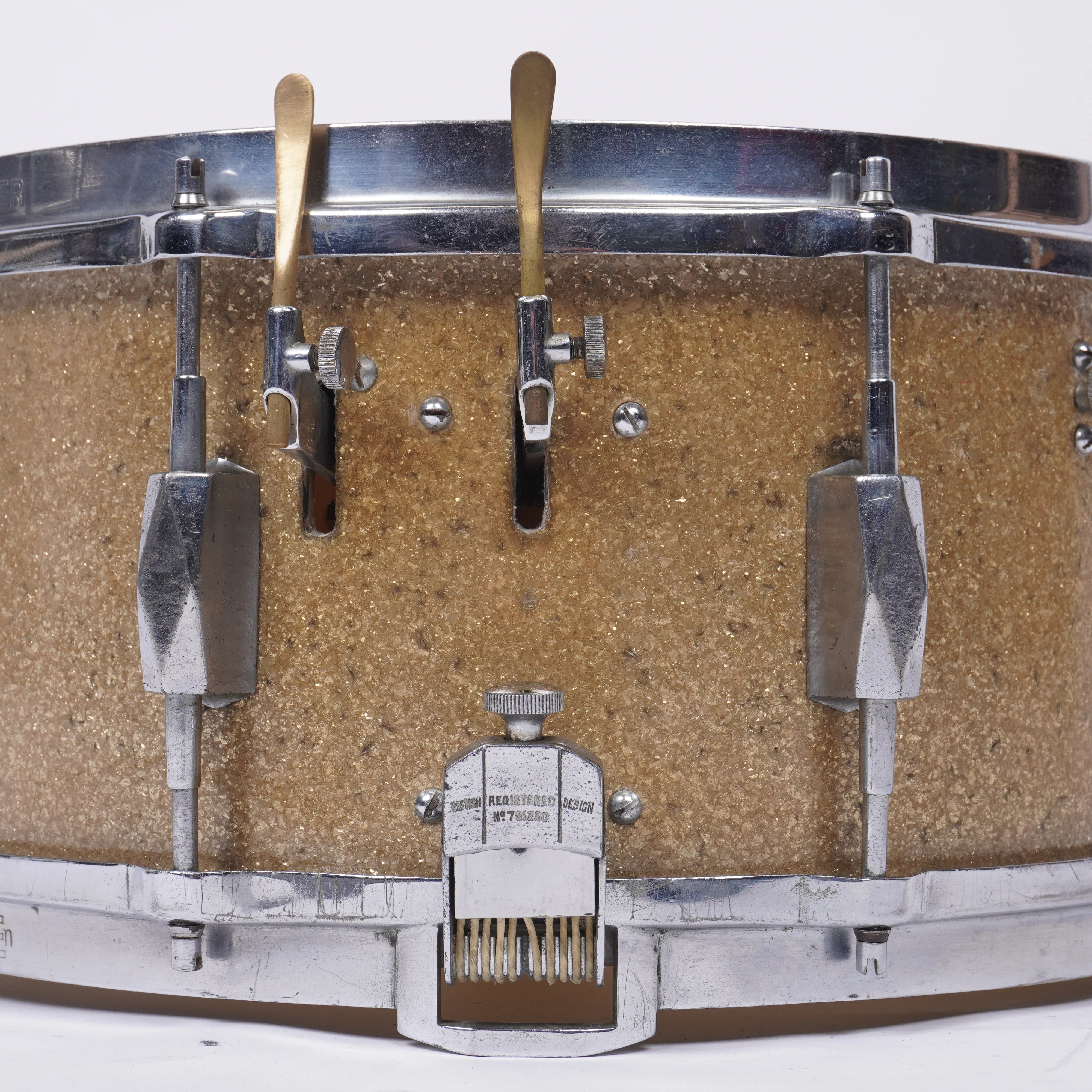 VINTAGE PREMIER DOMINION ACE 14"x 6.5" SNARE DRUM - Image 9