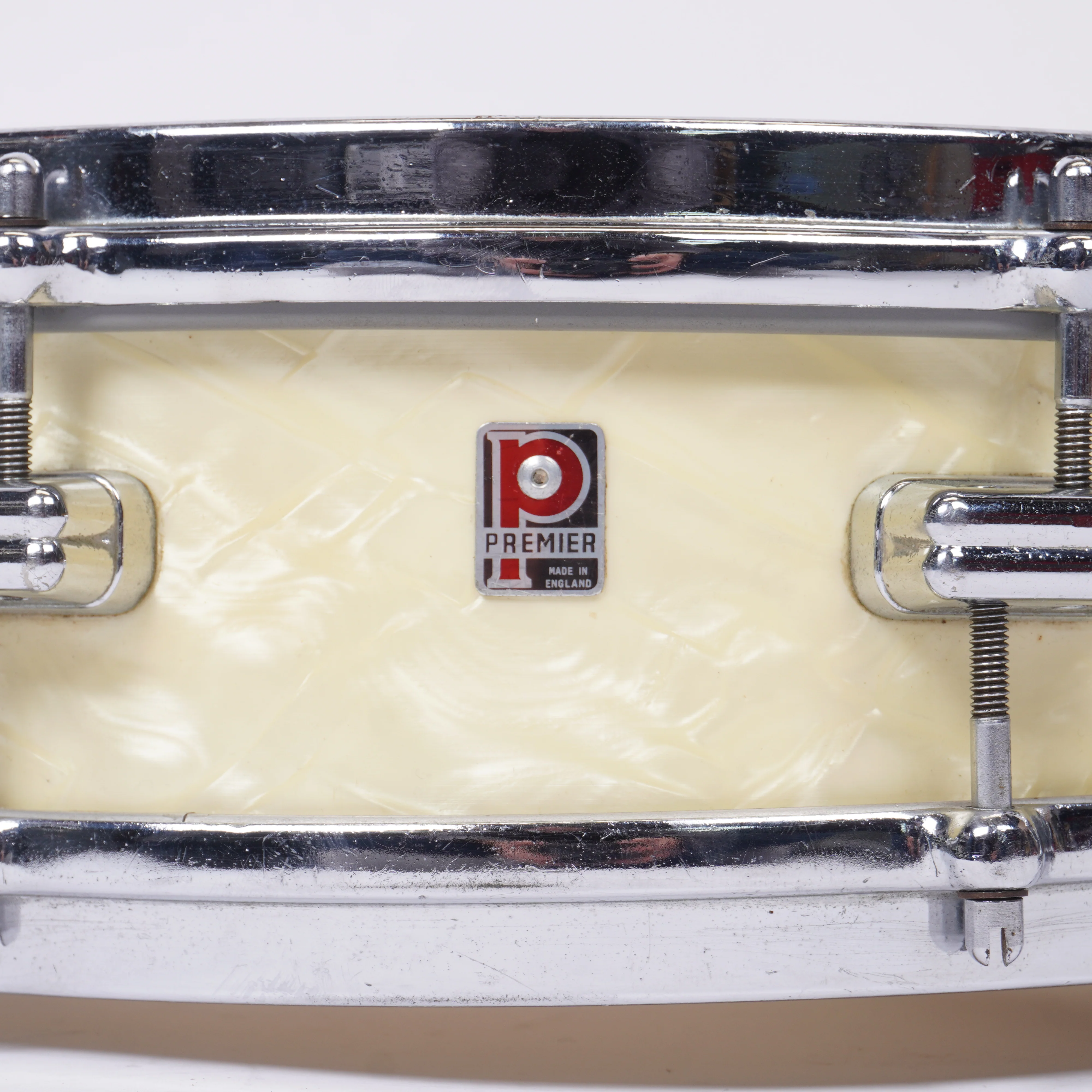 VINTAGE PREMIER SUPER ACE 4 14"x 4" SNARE DRUM - Image 9