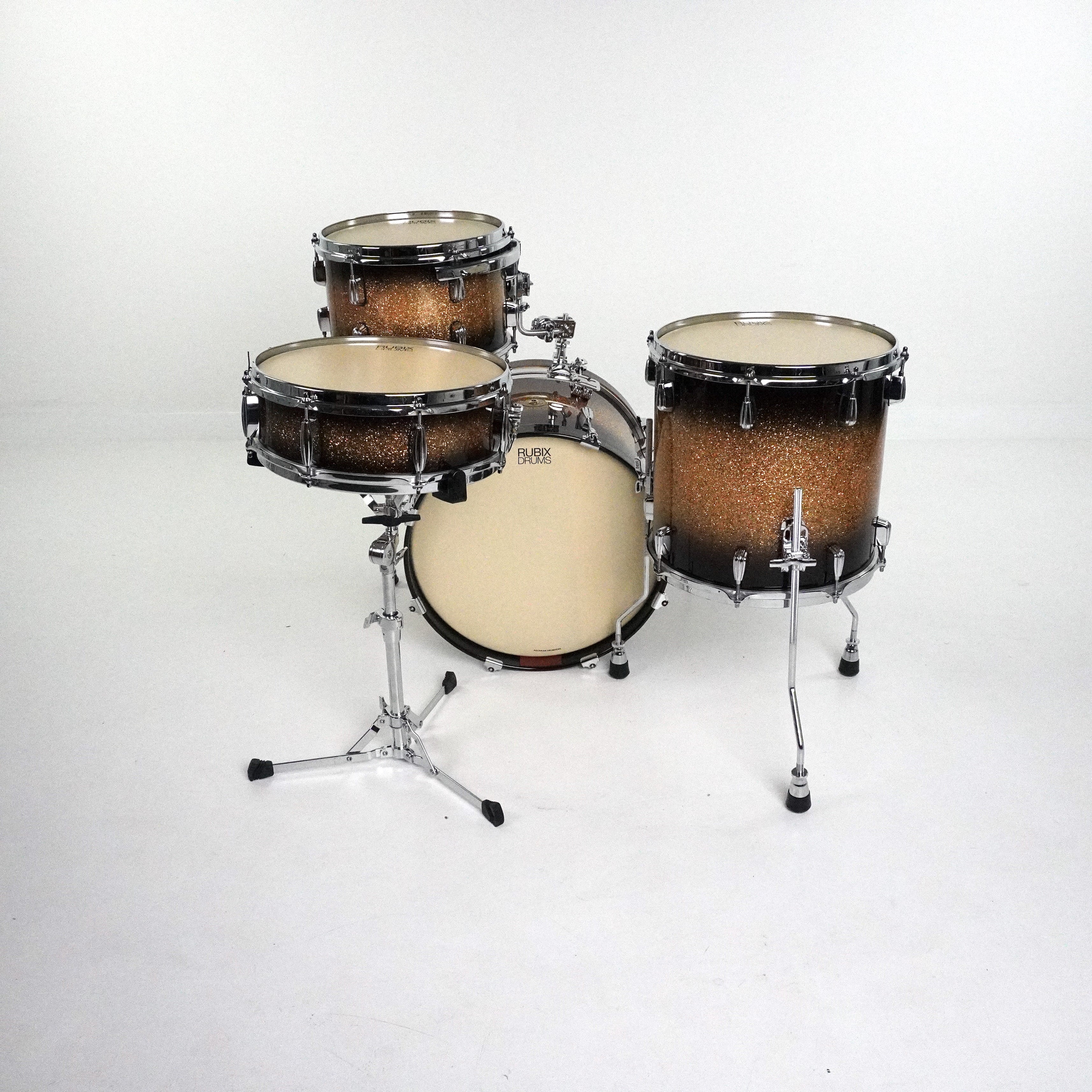 Vintage Soul 4-Piece Drum Kit in Tobacco Sunburst Sparkle - Image 4