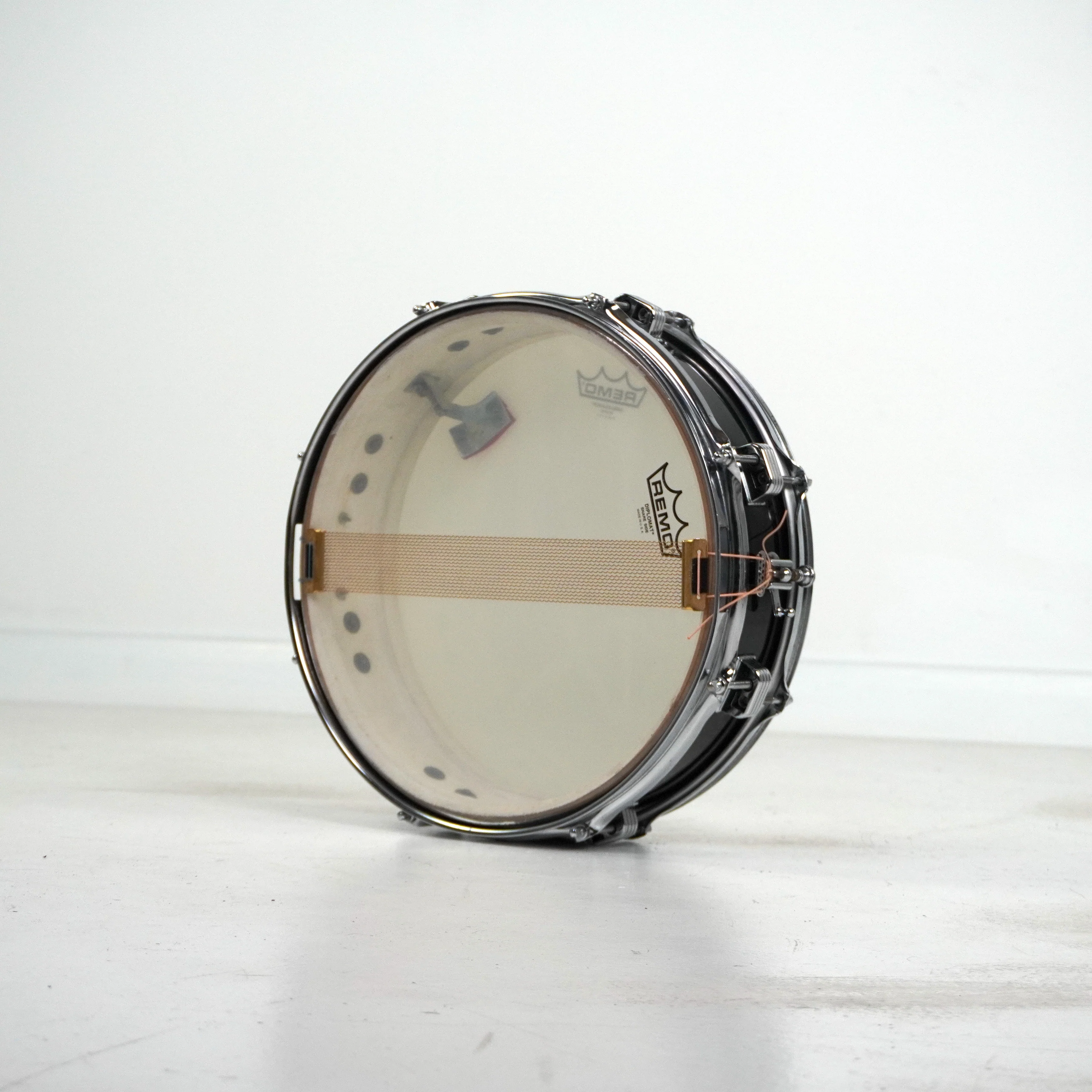 WFL 14" x 4" Black Snare Drum 1960s - Image 6