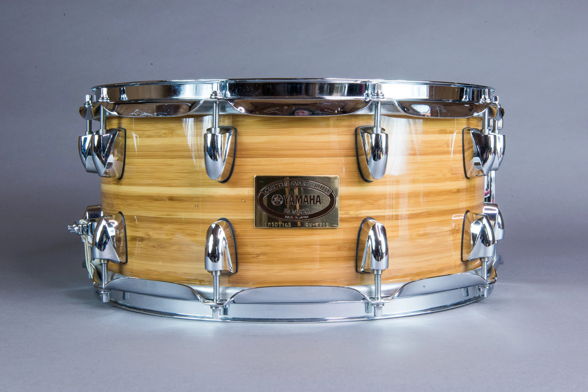 Yamaha 14" x 6.5" Custom Bamboo Snare Drum - Image 9