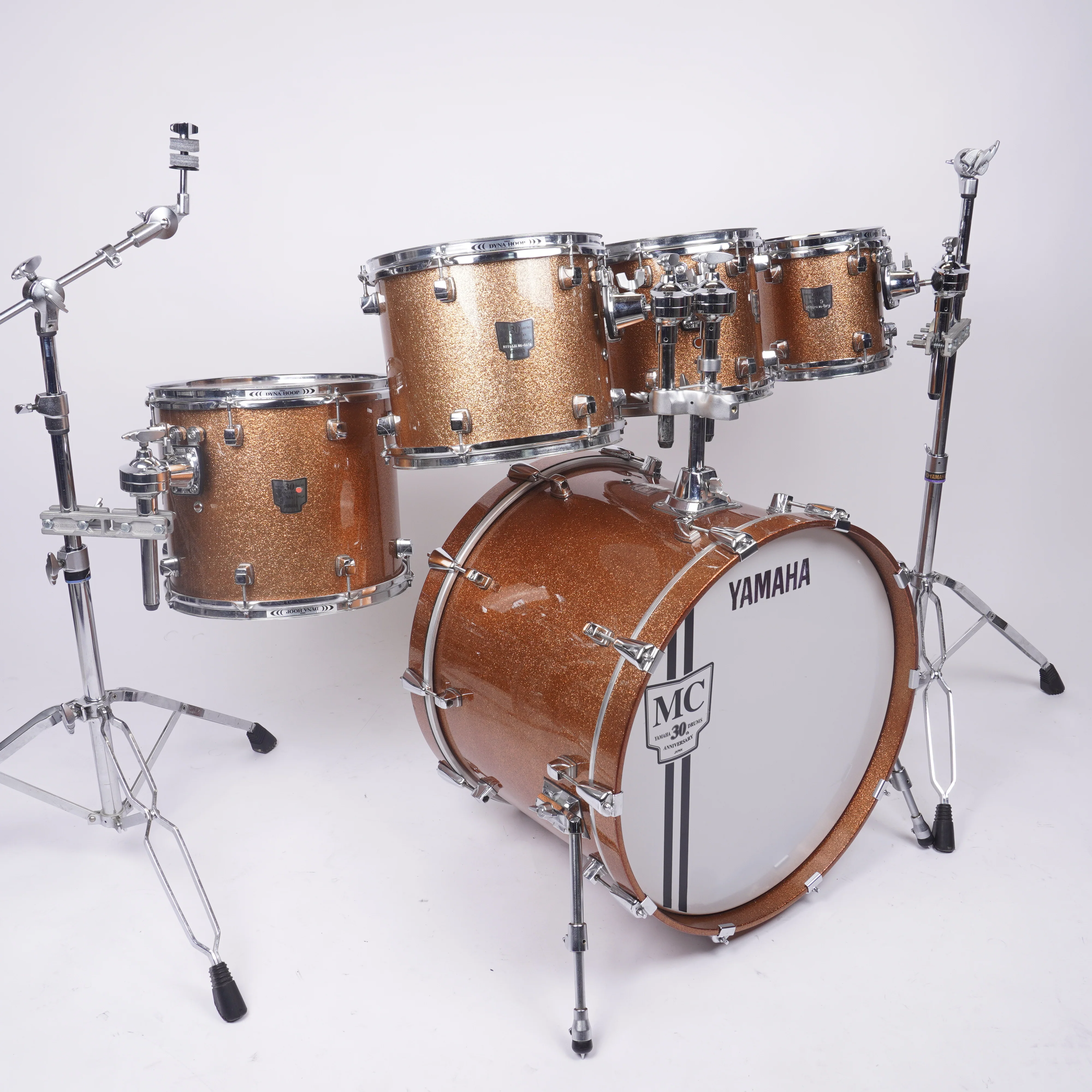 YAMAHA | 30th Anniversary  Maple Custom | Gold Sparkle | 22 08 10 12 14 - Image 3