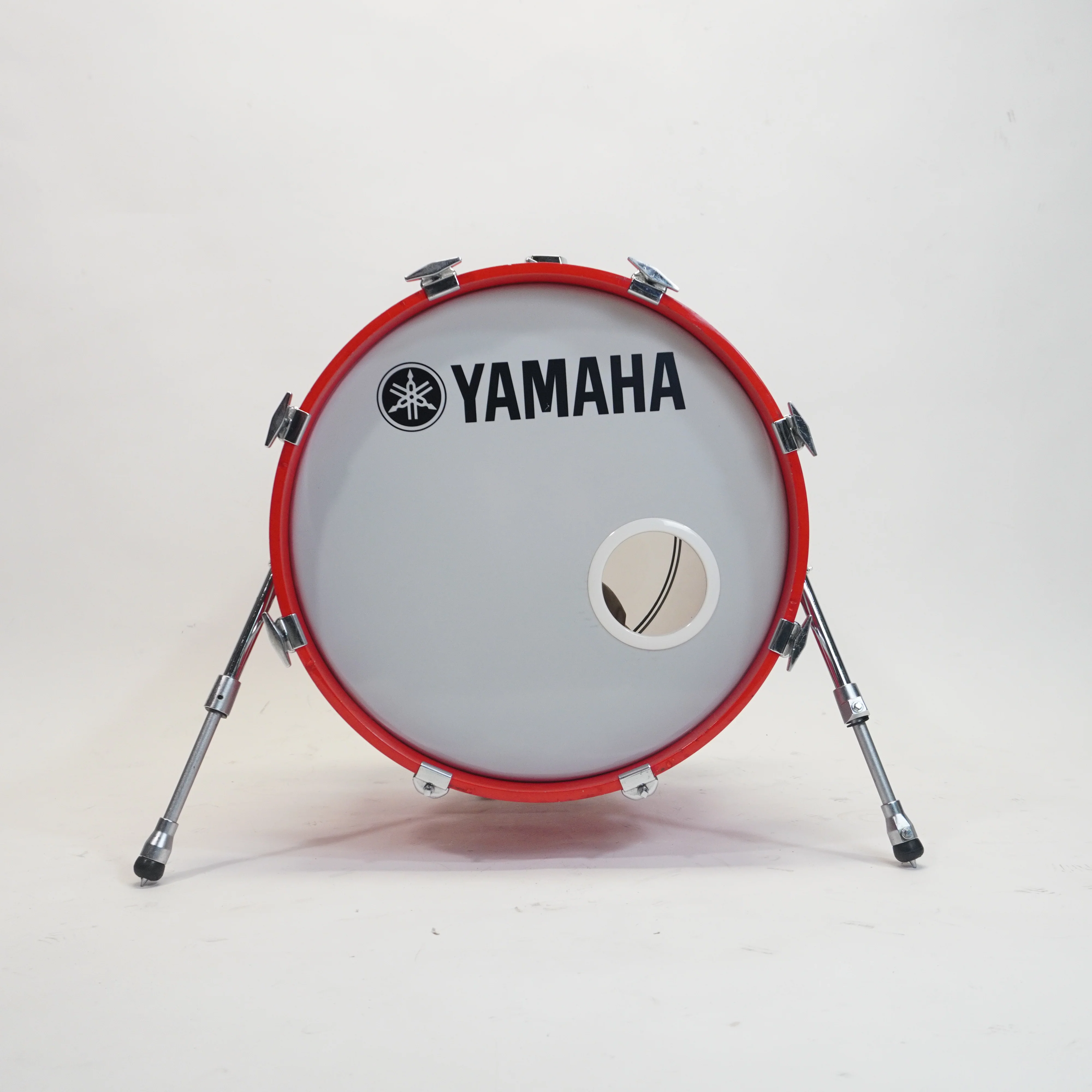 YAMAHA 9000 RECORDING CUSTOM HOT RED 18x14 BASS DRUM - Image 2