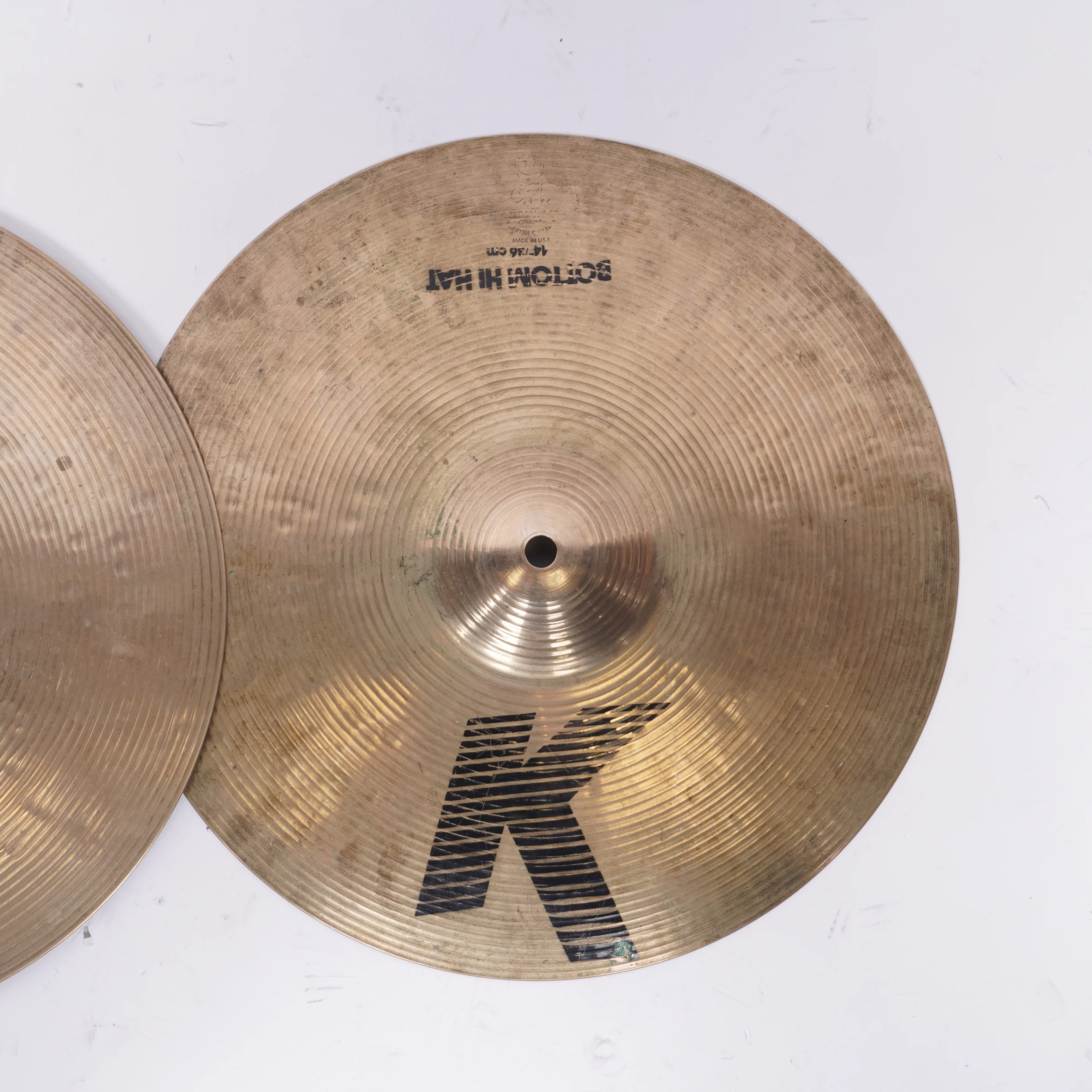 ZILDJIAN K "IAK" 14" HIHATS BRILLIANT FINISH - Image 3