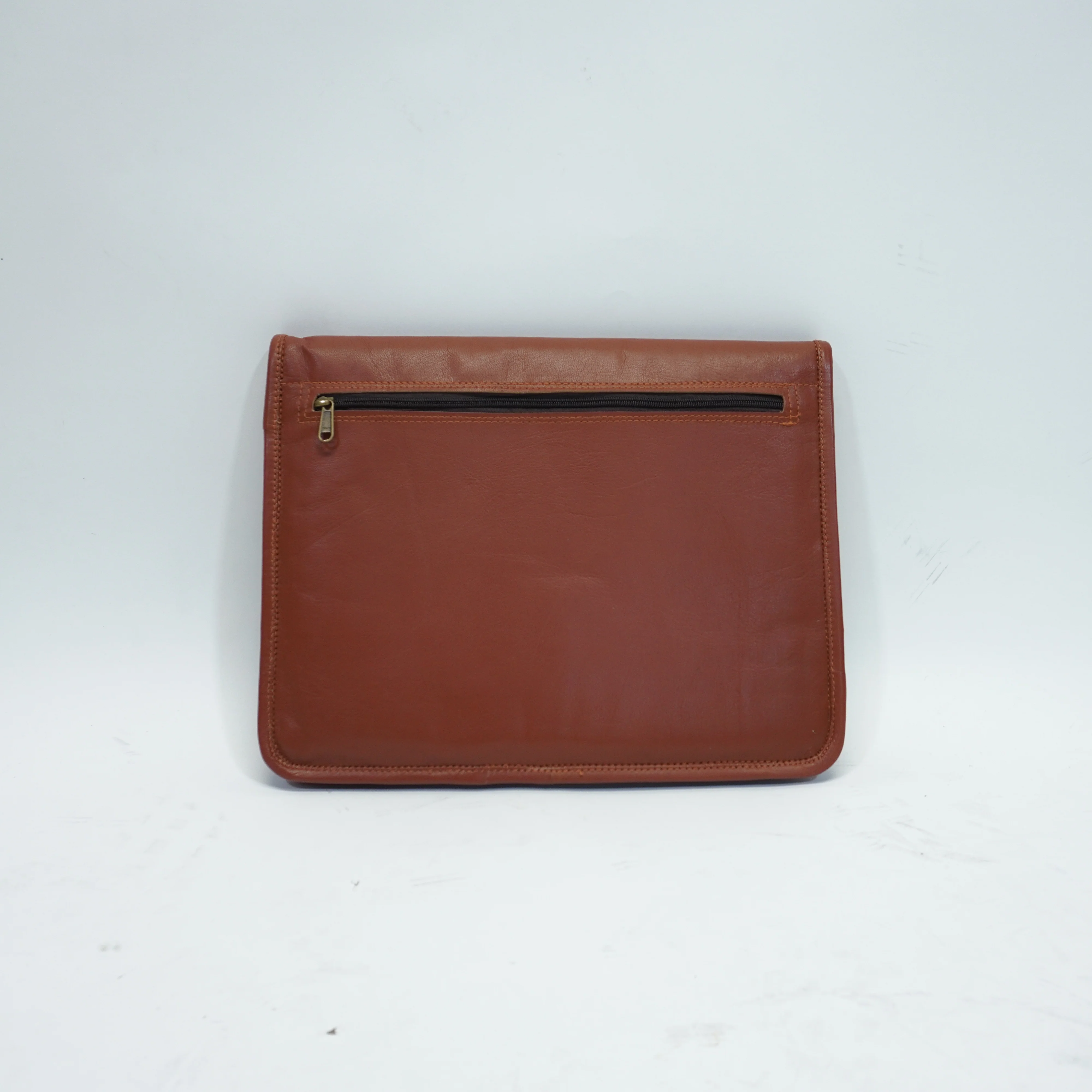 Zyn Leather Laptop Sleeve Full Zipper and Handles  – Sleek. Durable. Timeless.| Rubix Drums - Image 6